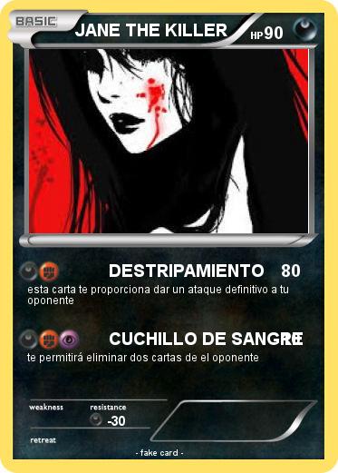Pokemon JANE THE KILLER