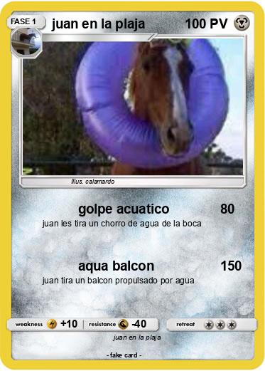 Pokemon juan en la plaja