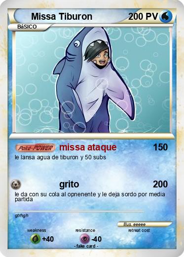 Pokemon Missa Tiburon