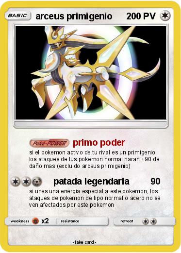 Pokemon arceus primigenio