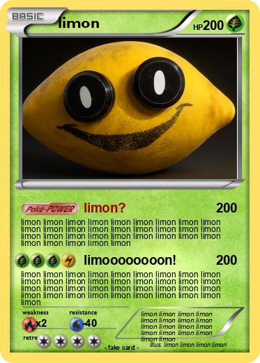 Pokemon limon