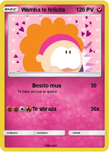 Pokemon Wamba te felicita