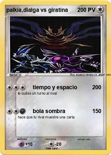 Pokemon palkia,dialga vs giratina