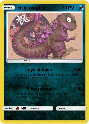 Pokemon chibi godzilla