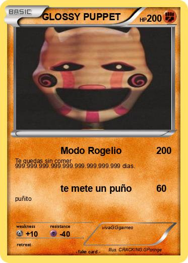 Pokemon GLOSSY PUPPET