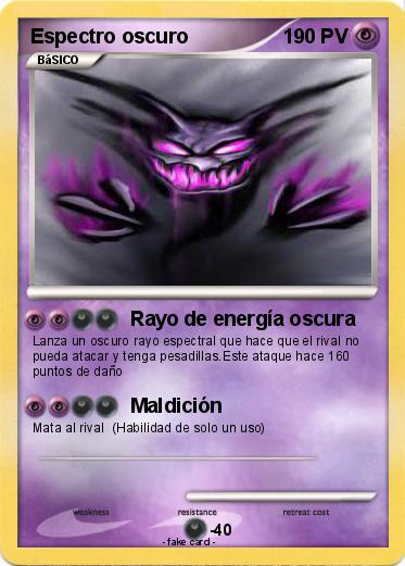 Pokemon Espectro oscuro