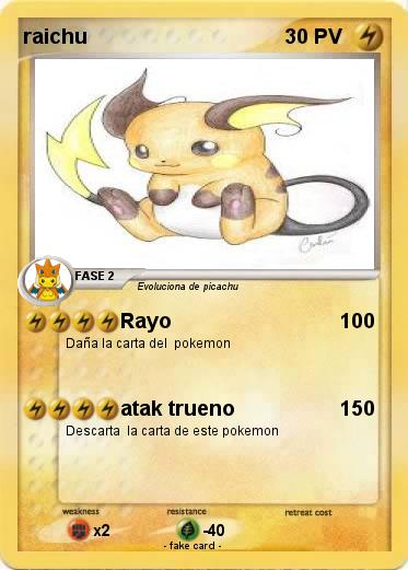 Pokemon raichu