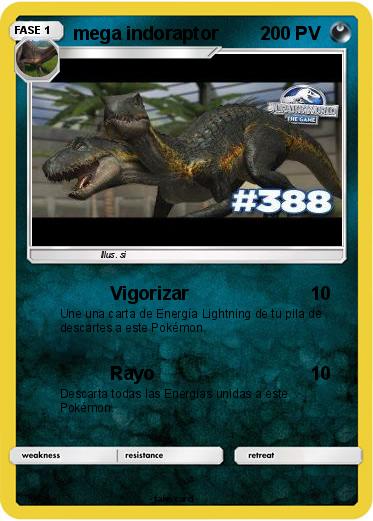 Pokemon mega indoraptor