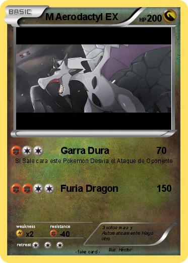 Pokemon M Aerodactyl EX