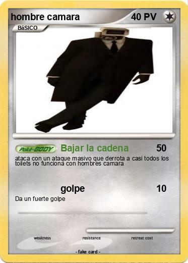 Pokemon hombre camara