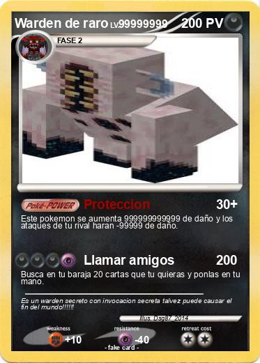 Pokemon Warden de raro