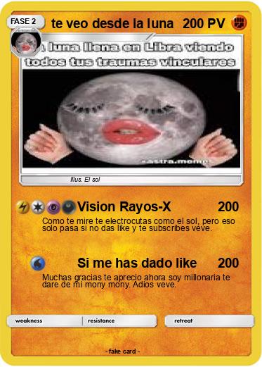 Pokemon te veo desde la luna