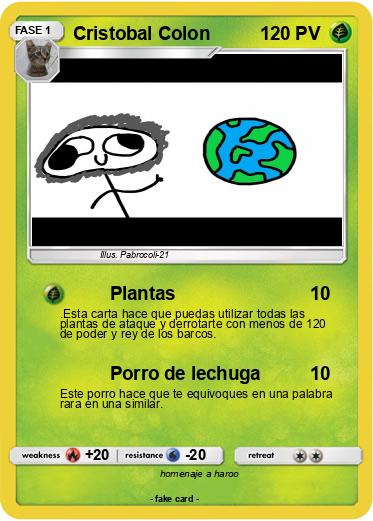 Pokemon Cristobal Colon