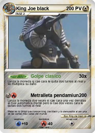 Pokemon King Joe black
