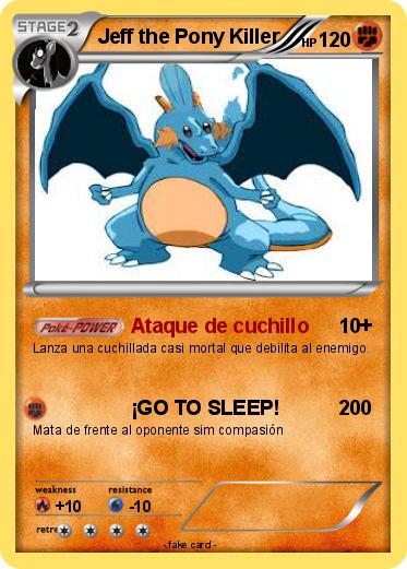 Pokemon Jeff the Pony Killer