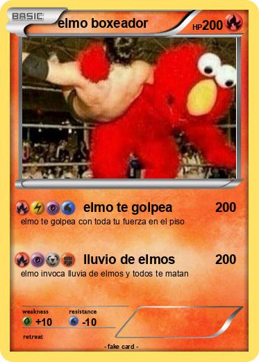 Pokemon elmo boxeador