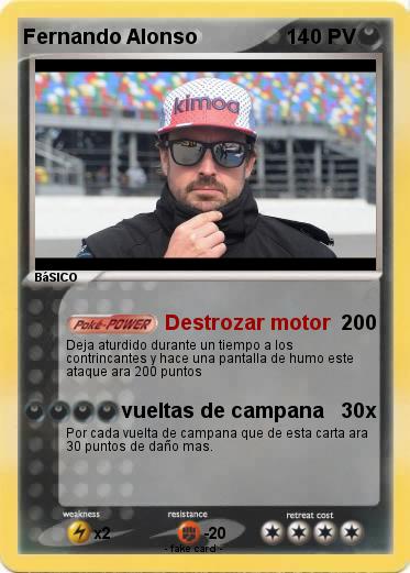 Pokemon Fernando Alonso
