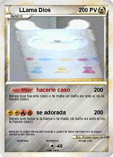 Pokemon LLama Dios