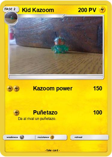 Pokemon Kid Kazoom