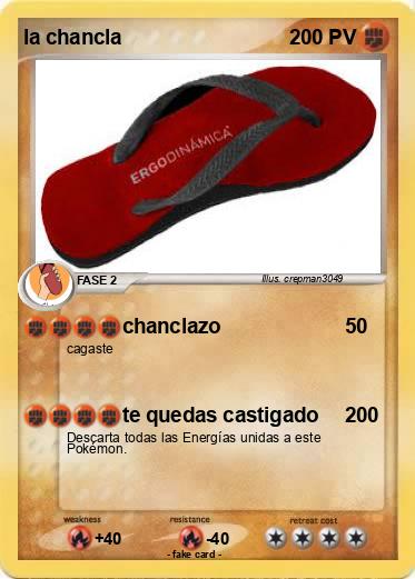 Pokemon la chancla