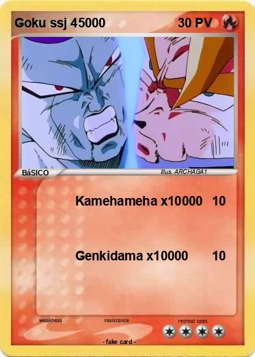Pokemon Goku ssj 45000
