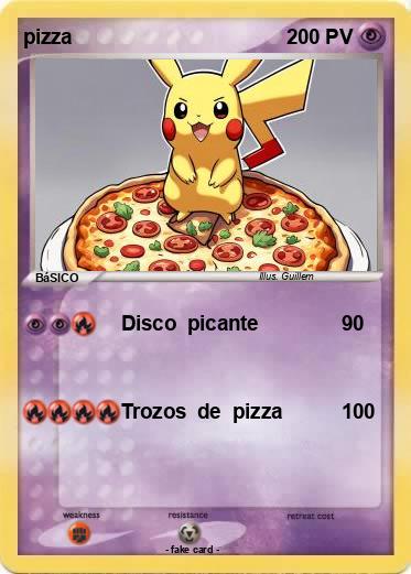Pokemon pizza