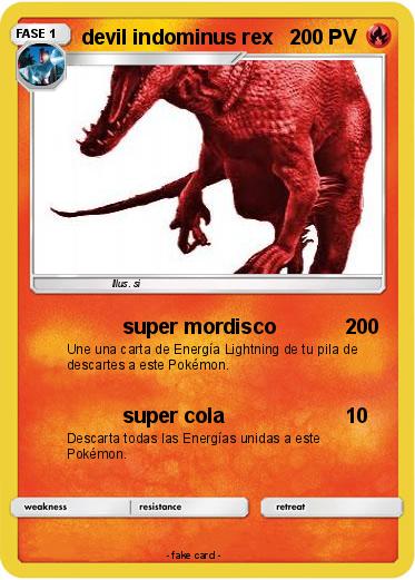 Pokemon devil indominus rex