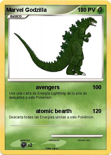 Pokemon Marvel Godzilla