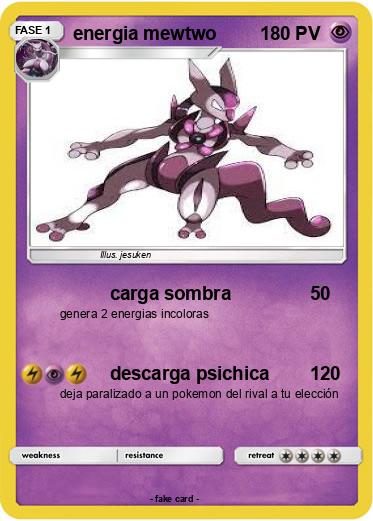 Pokemon energia mewtwo
