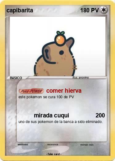 Pokemon capibarita