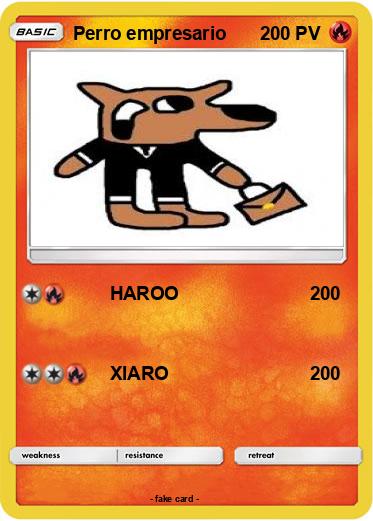 Pokemon Perro empresario