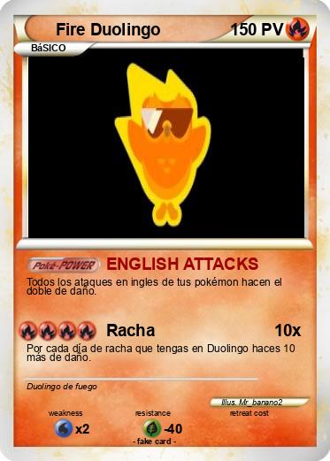 Pokemon Fire Duolingo
