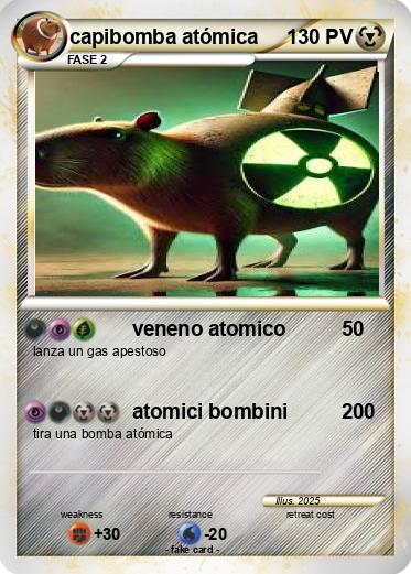 Pokemon capibomba atómica