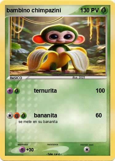 Pokemon bambino chimpazini