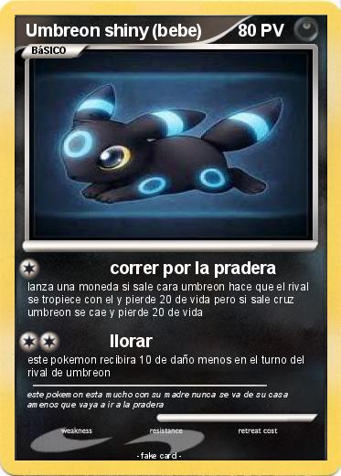 Pokemon Umbreon shiny (bebe)
