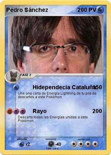 Pokemon Pedro Sánchez