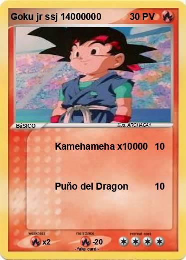 Pokemon Goku jr ssj 14000000