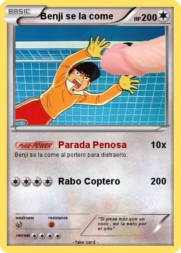 Pokemon Benji se la come