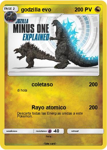 Pokemon godzilla evo