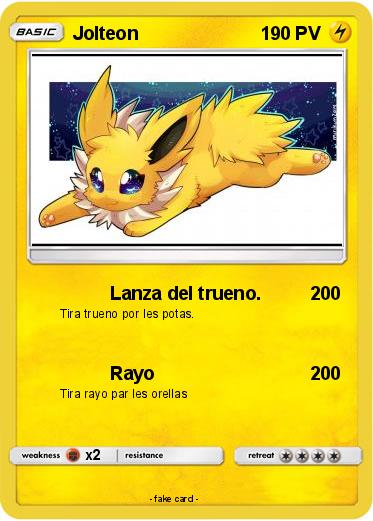 Pokemon Jolteon