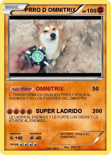 Pokemon PRRO D OMNITRIX