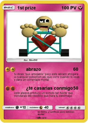Pokemon 1st prize