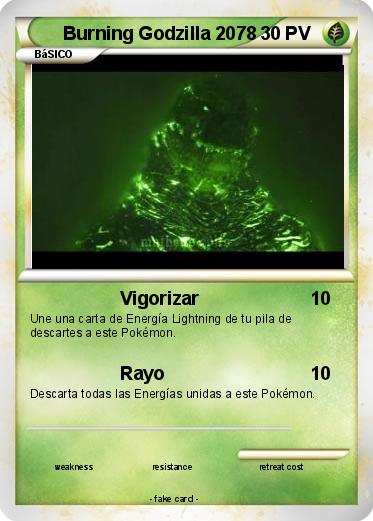 Pokemon Burning Godzilla 2078