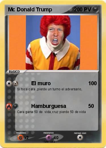 Pokemon Mc Donald Trump