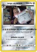 tengo un record