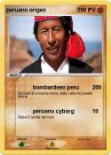 peruano origen