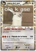 Llama ola k ase