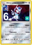 Otimus prime red metal Otimus prime