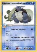 Blastoise como
