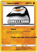 Goku le gana